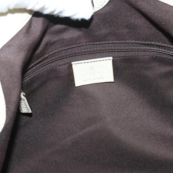 GUCCI GG Canvas Shoulder Bag Beige Gold - Picture 14 of 16